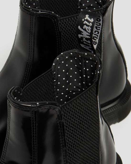 Botas Con Cordones Dr. Martens Flora Smooth Mujer Negros MX-29607